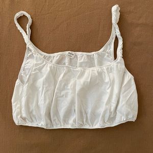 Peasant Style Crop Tank